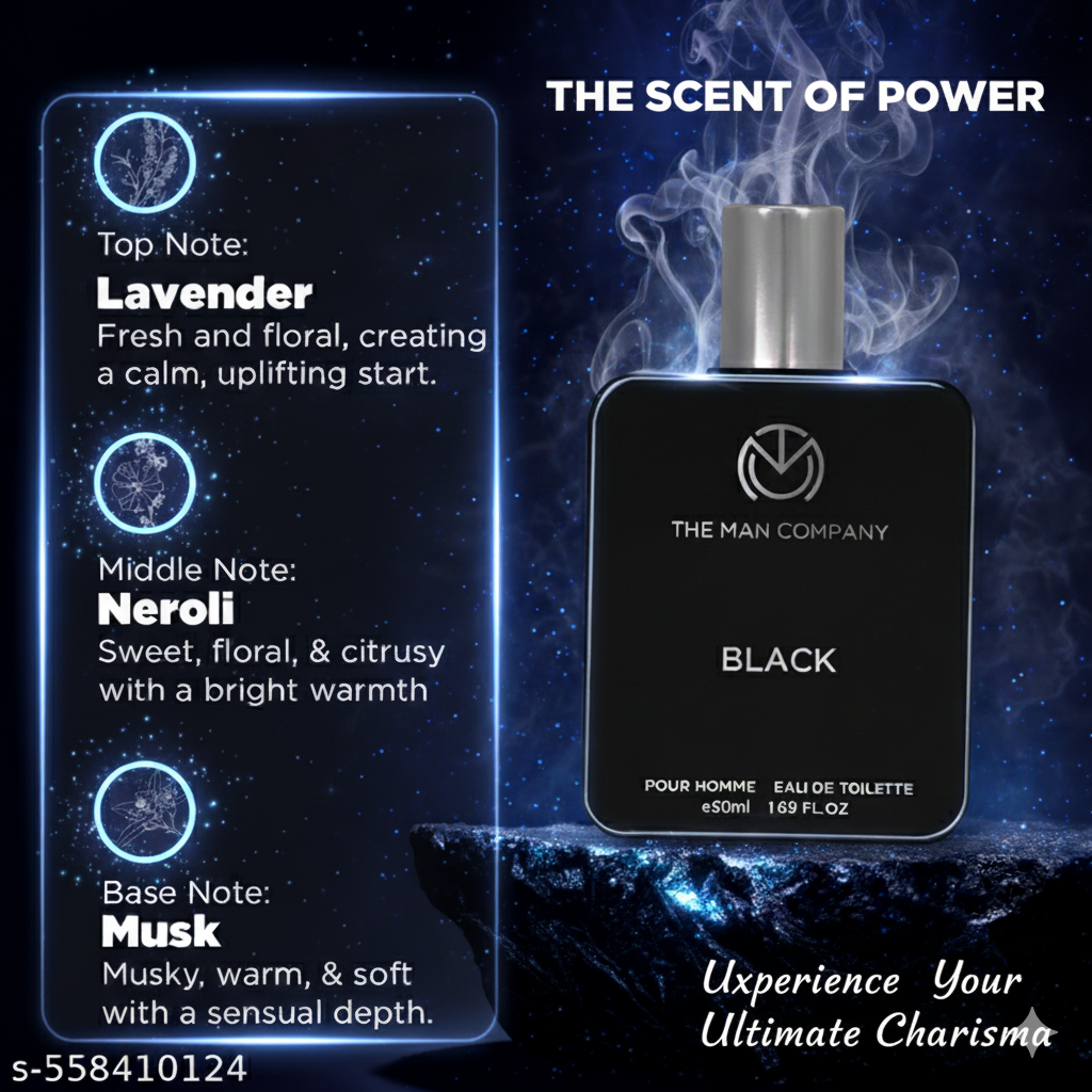THE man company pefume for man comb-black Eau de Toilette hope eau de parfum 50ml set of 2