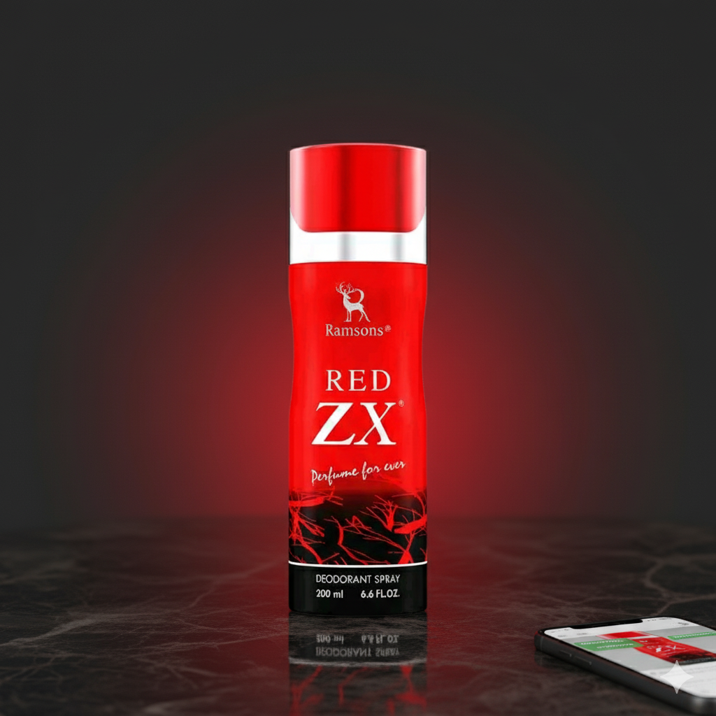 Ramsons Red ZX Perfume Gift Set – Eau De Parfum & Deodorant Spray